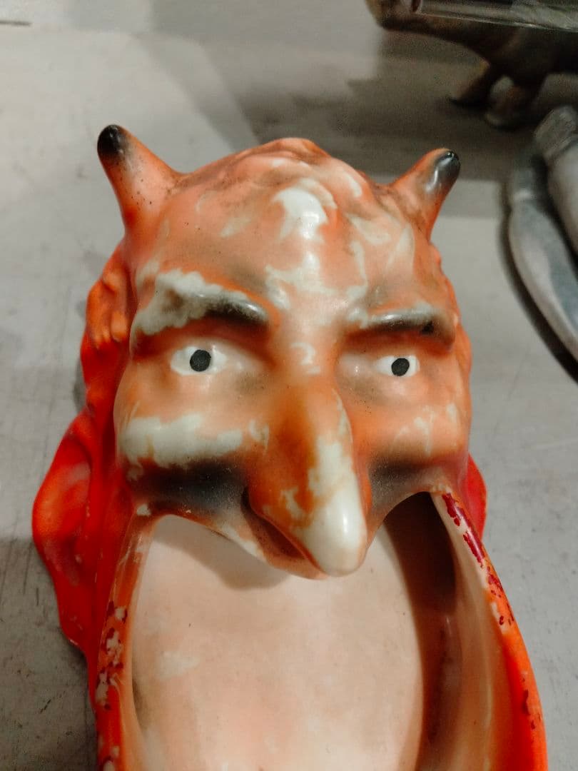 t*r様 40s デビル　サタン　ビンテージ　vintage ドクロ　スカル 灰