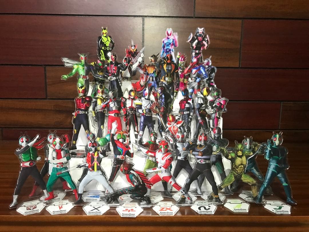 仮面ライダー　アクリルスタンド　39体セット