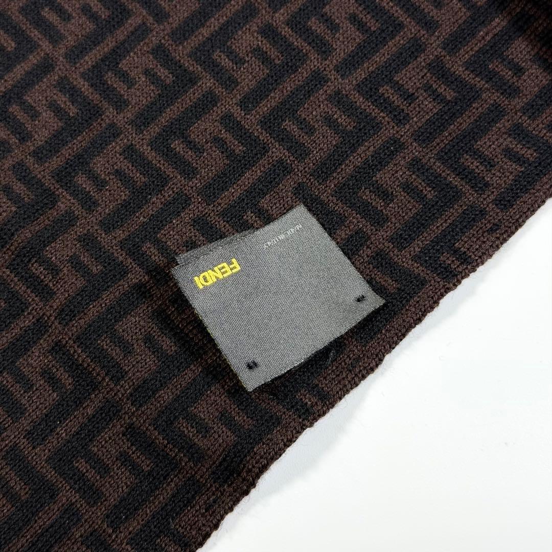 FENDI フェンディ マフラー ズッカ柄