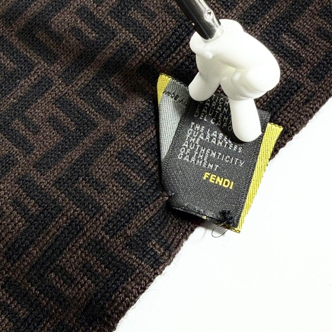 FENDI フェンディ マフラー ズッカ柄