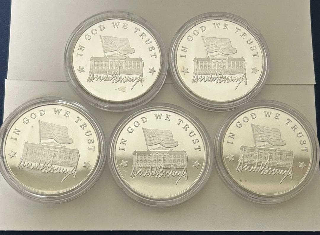 うた2024トランプ純銀　5枚