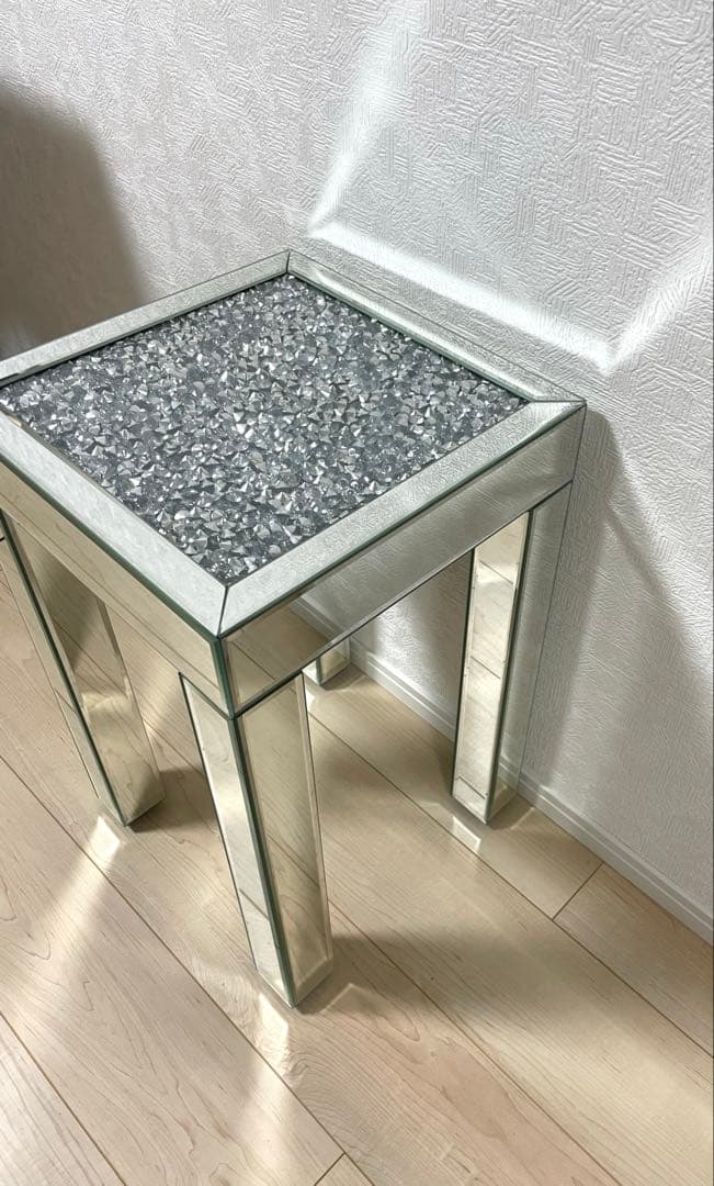 MIRAYU ロイヤルモダン ミラーテーブル 未使用に近い