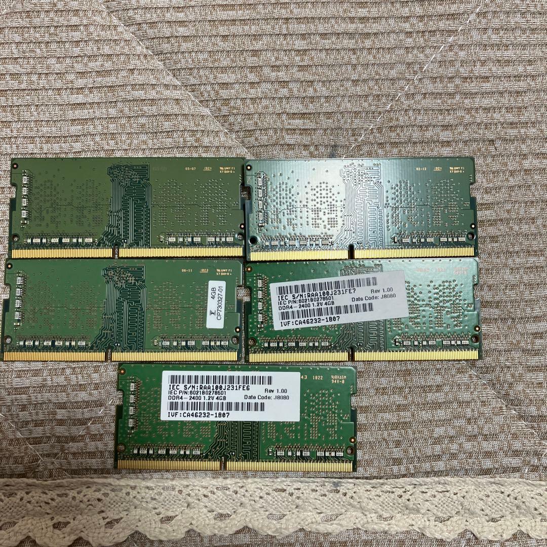 DDR4 8GB 9枚　4GB 10枚　まとめ売り