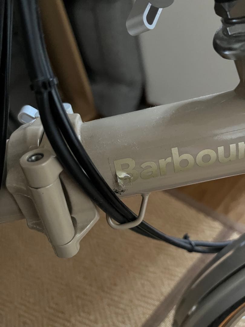 BROMPTON M6L Barbourコラボ