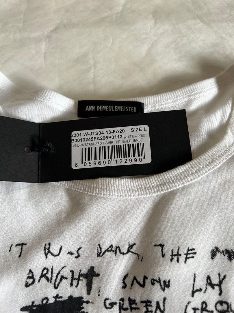 ば*こ様 【新品】ANN DEMEULEMEESTER アンドゥムルメステールT