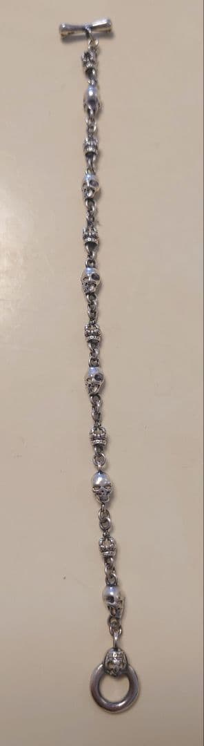 Justin Davis(ジャスティンデイビス)スカルとクラウンのブレスレット