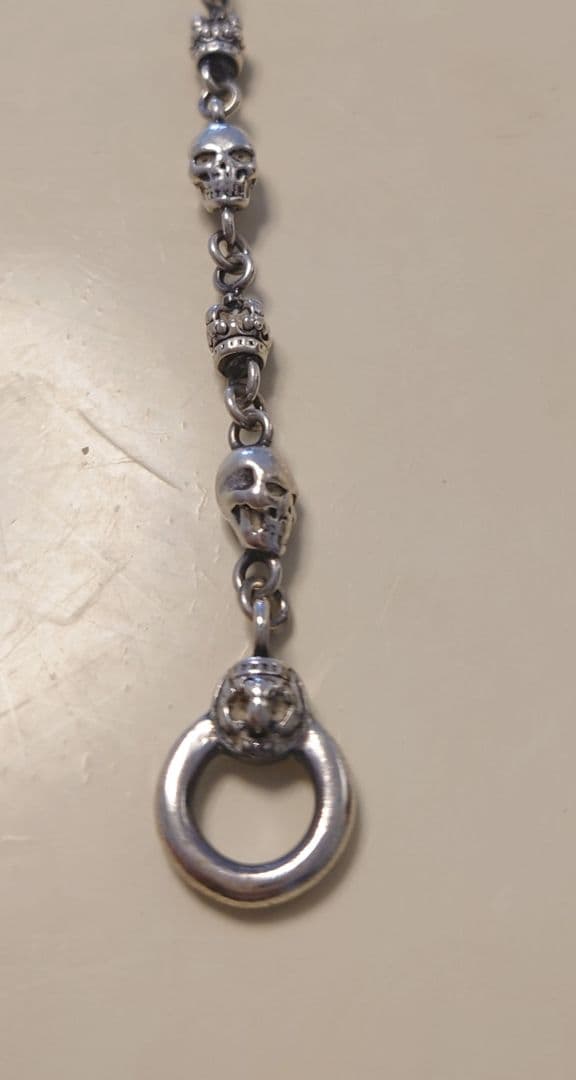 Justin Davis(ジャスティンデイビス)スカルとクラウンのブレスレット