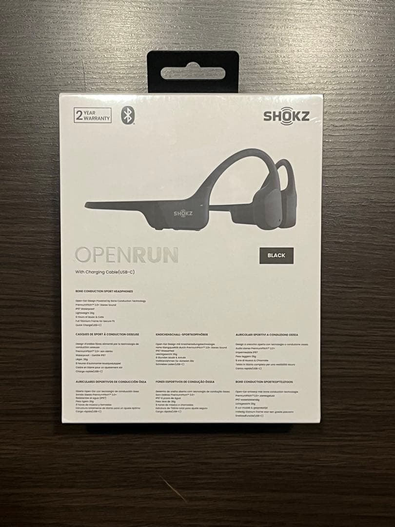 SHOKZ OPENRUN 骨伝導スポーツヘッドフォン