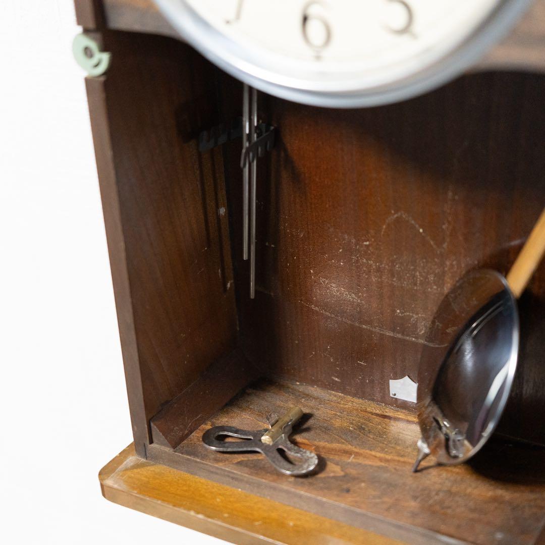 精工舎　柱時計　ボンボン時計　昭和　レトロ　オーバーホール済　動作品