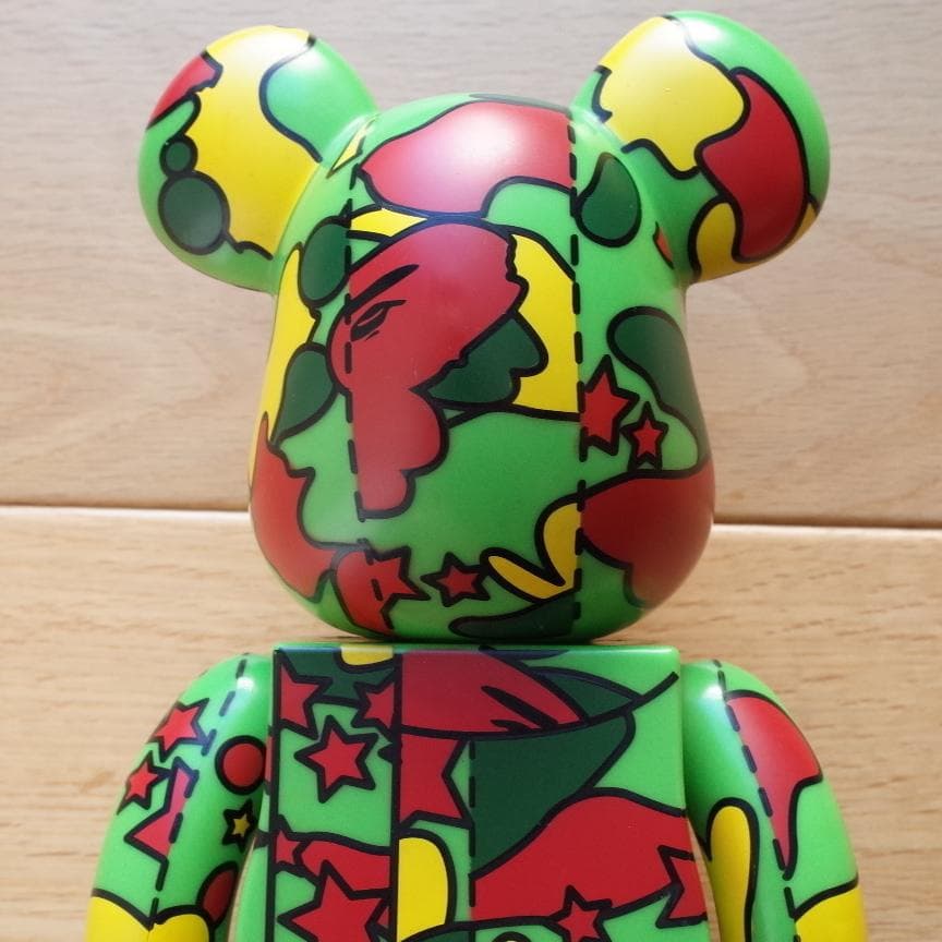 ベアブリック☆エイプ☆サイケ☆スターカモ☆400%