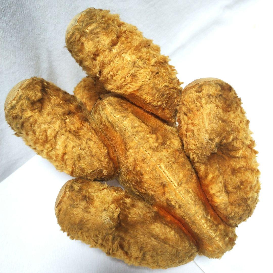 【アンティーク】茶色の小犬のぬいぐるみ　ヴィンテージ レトロ