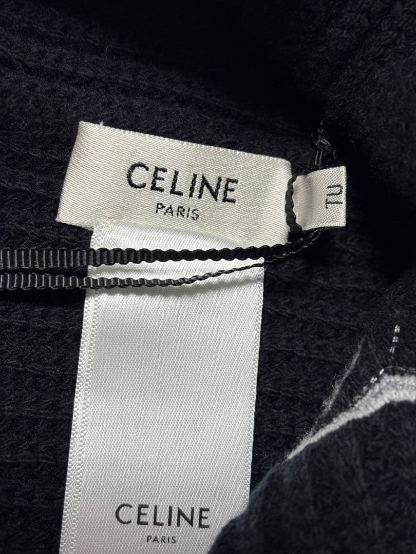 新品《 CELINE 》Triomphe Beanie ブラック ニットキャップ