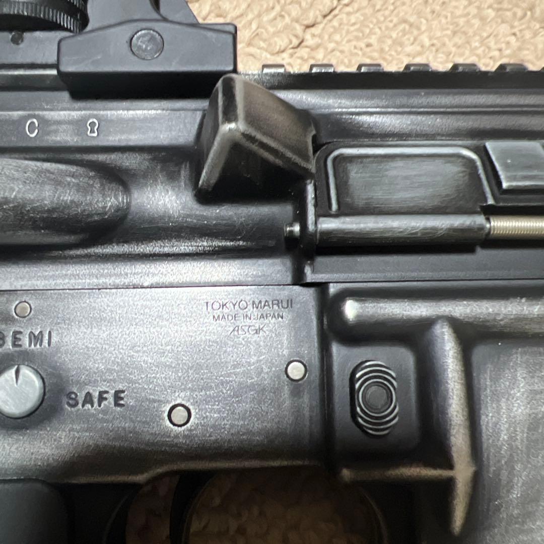 東京マルイ　MWS CQBRガスガン　ダメージ加工