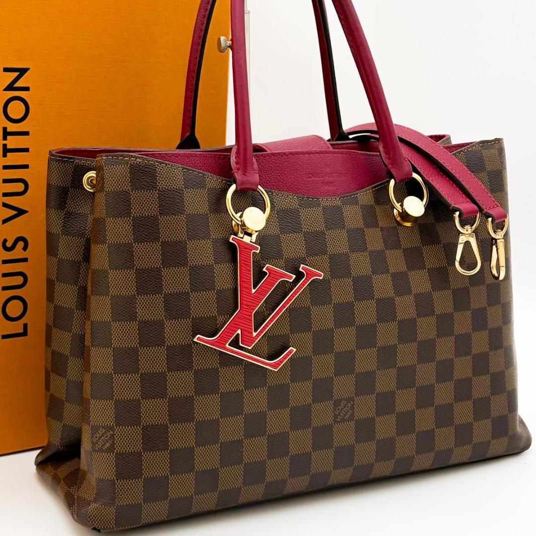 ルイヴィトン ダミエ エベヌ リバーサイド リドゥヴァン ハンドバッグ 肩掛け