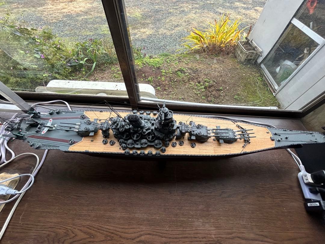 実物感(超戦艦大和)DeAGOSTINIサイズ1/250(長1100重10kg)