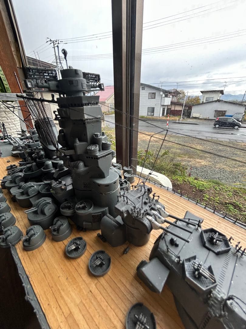 実物感(超戦艦大和)DeAGOSTINIサイズ1/250(長1100重10kg)