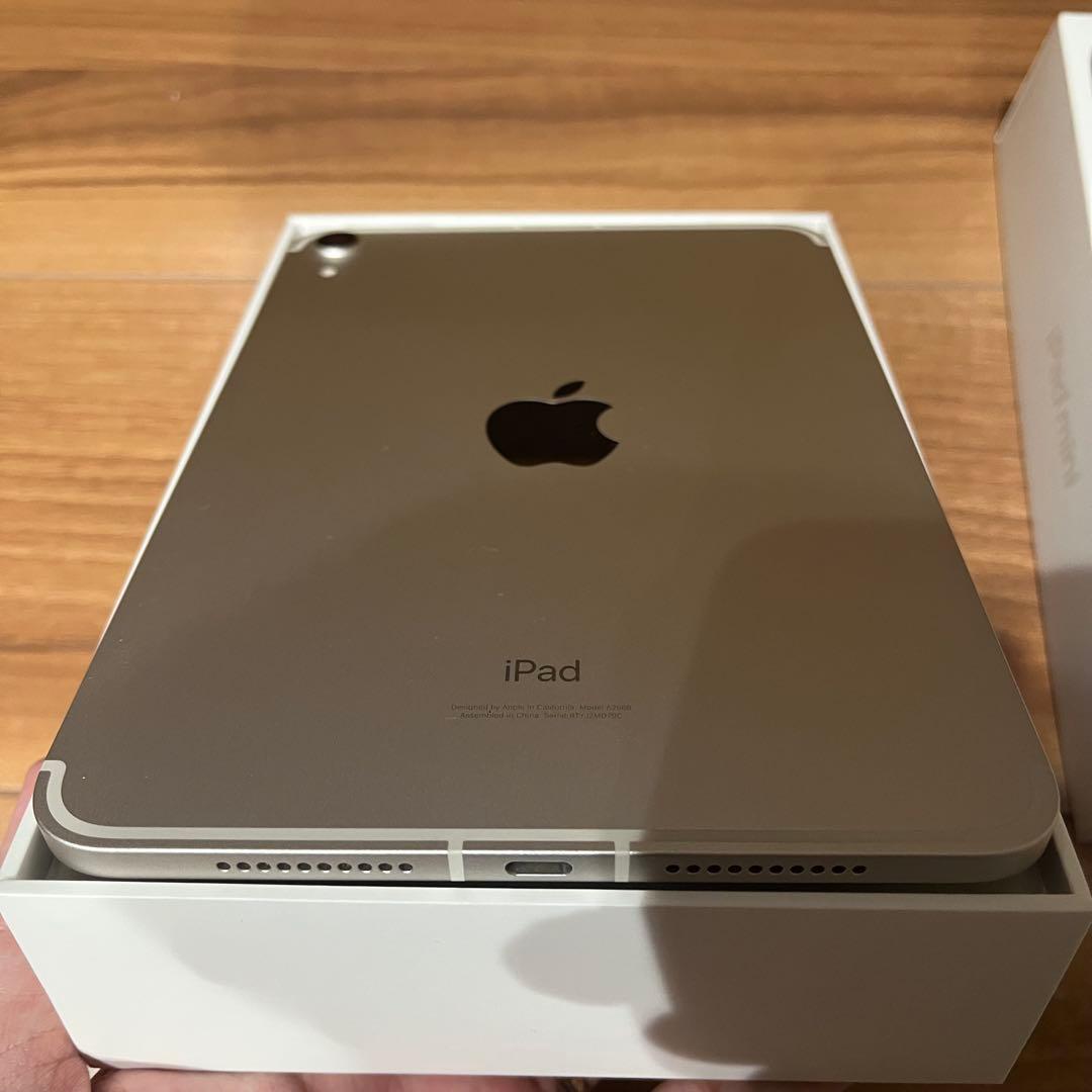 美品　iPad mini 第6世代 セルラーモデル 64GB スターライト