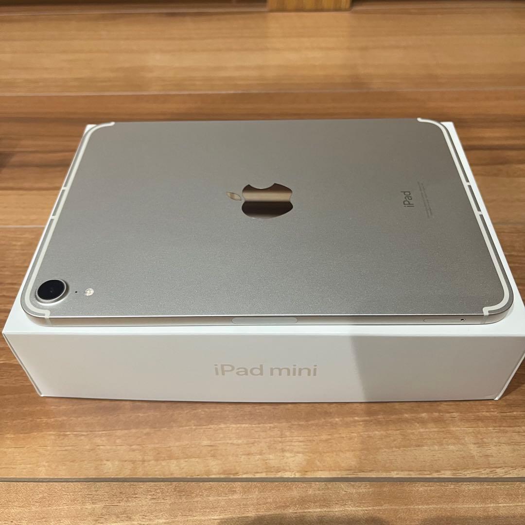 美品　iPad mini 第6世代 セルラーモデル 64GB スターライト