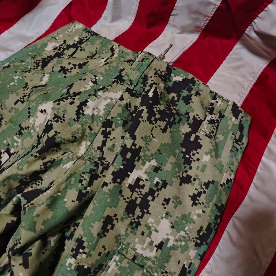 【新品・実物】US NAVY NWU Type3 APECS 防水パンツ SS