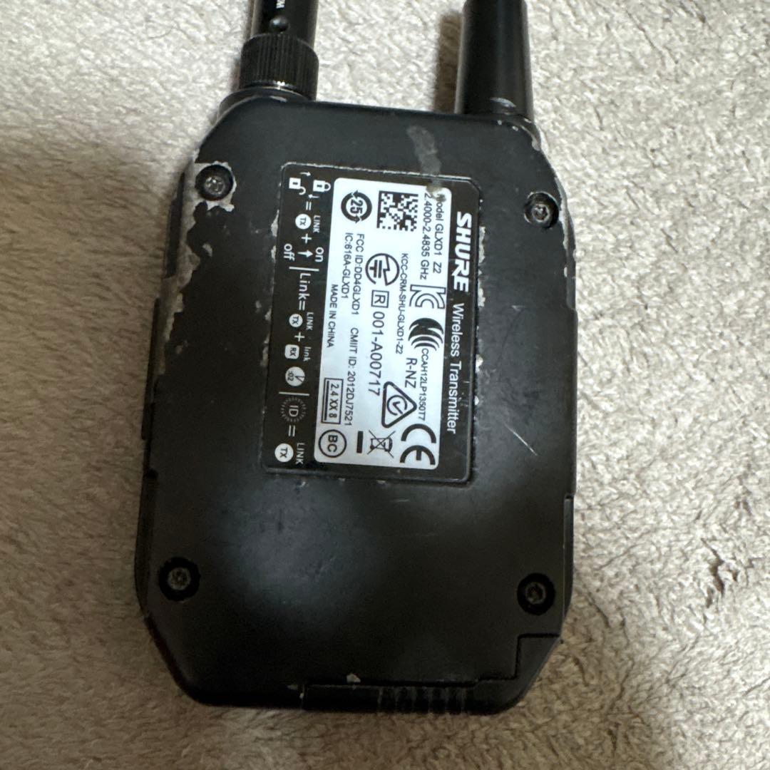 SHURE ( シュア ) GLXD16 ギター・ベース用ワイヤレスシステム