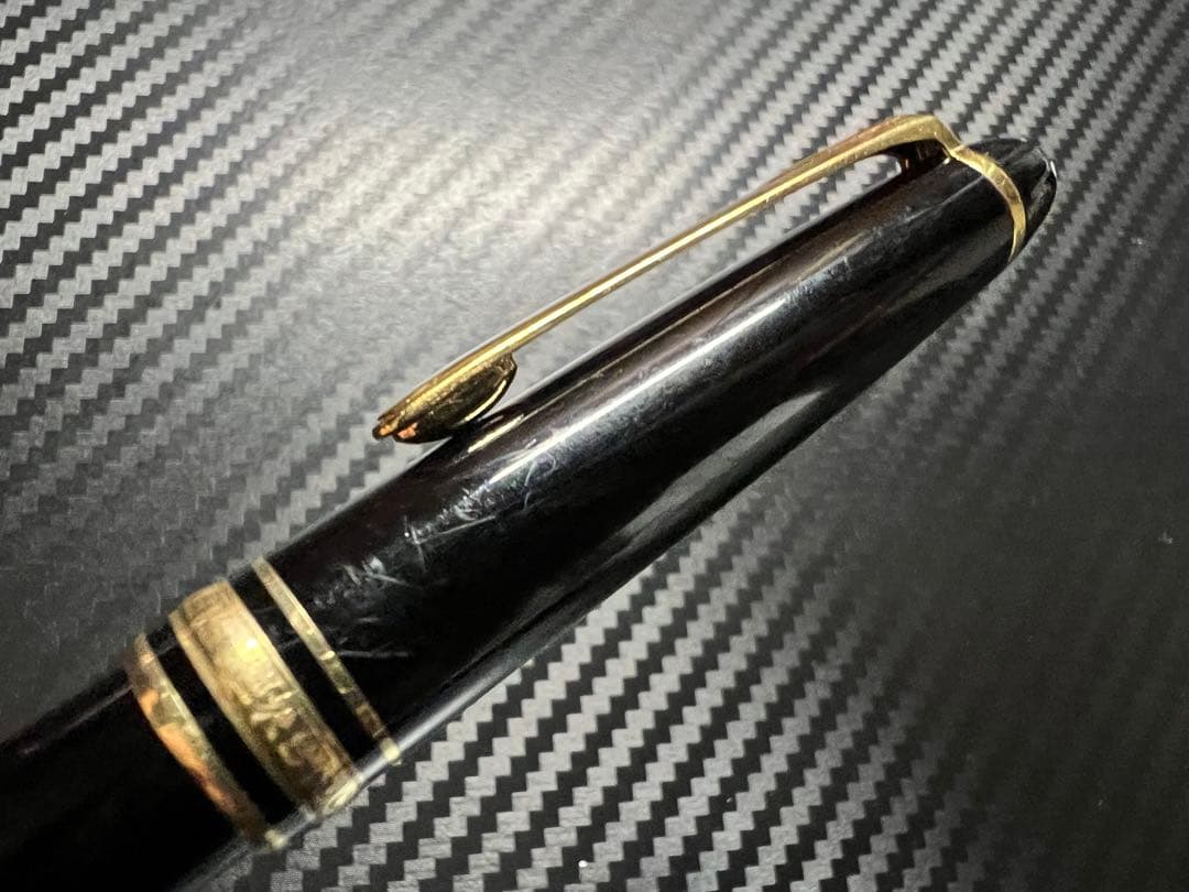 モンブラン 144 ブラック 全金 EF 万年筆 前期型