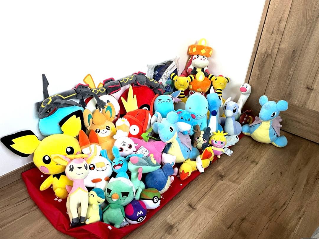ポケモン　ぬいぐるみ　まとめ売り39個　ポケモン30体以上　バック2個