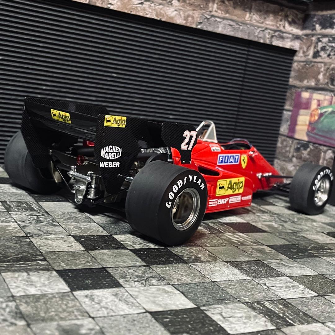 カスタム品 1/18 GP replicas フェラーリ 126C4M 1984
