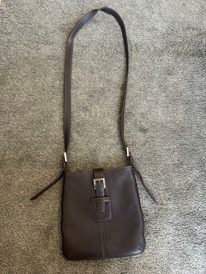 LOEWE ロエベ　レザーショルダーバッグ