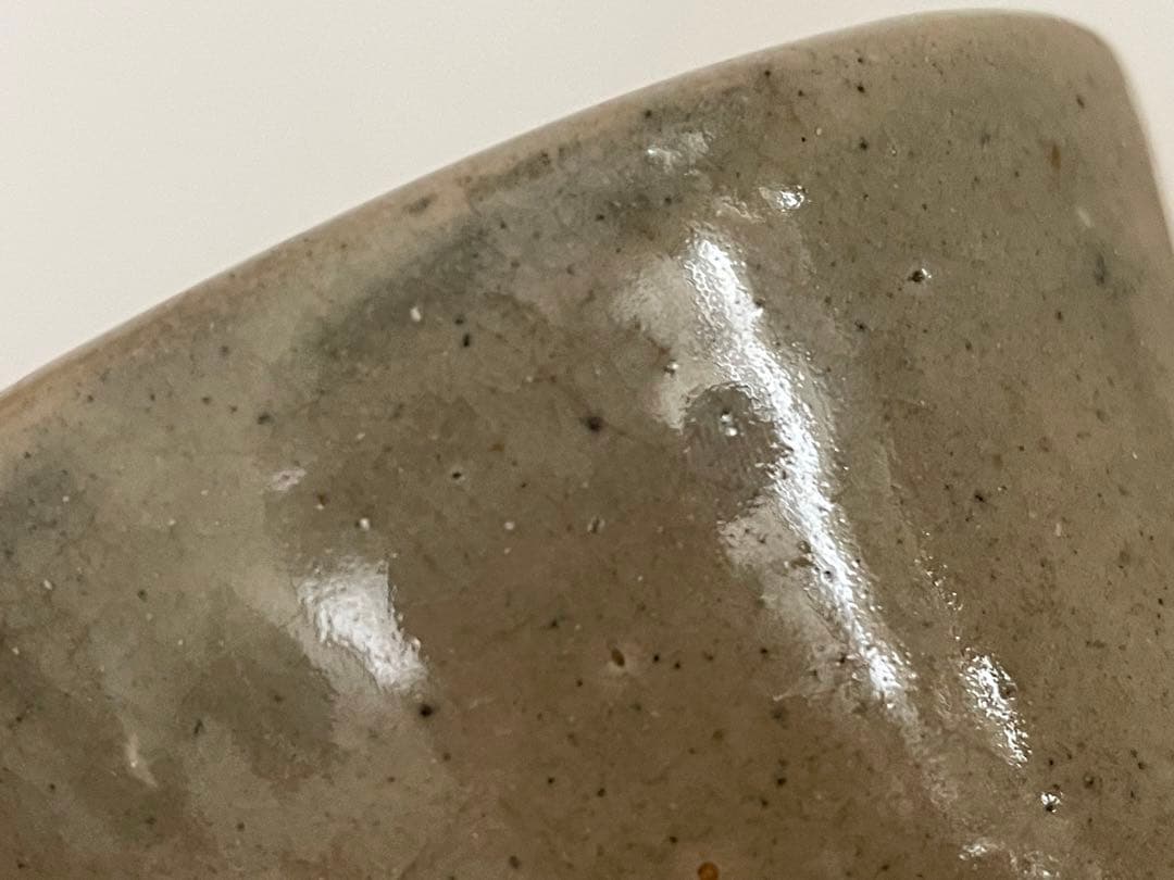 陶芸家　人間国宝　濱田庄司　浜田庄司　初窯印　灰釉　三つ足　香炉　香爐