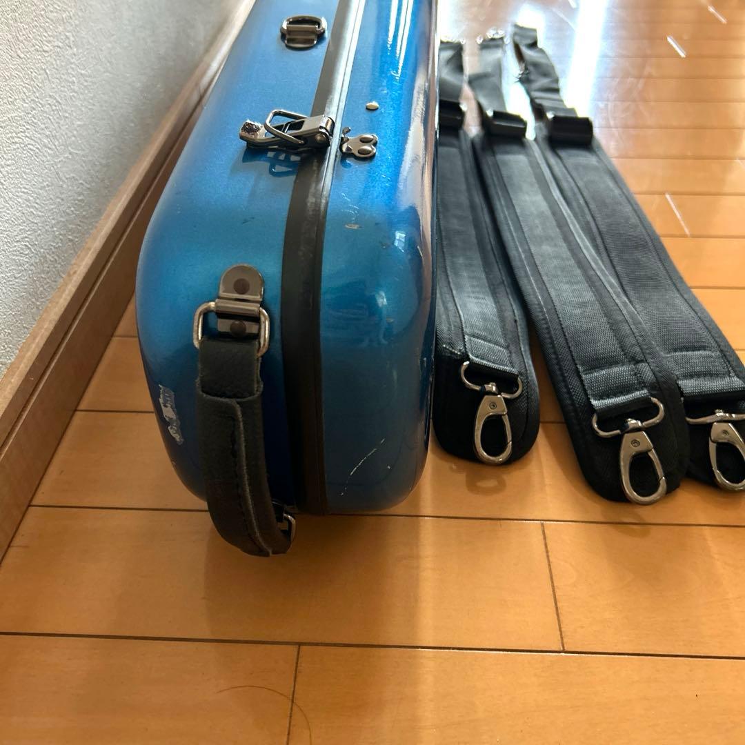【中古】C.C.シャイニーケースII トロンボーン用ケース　ブルー