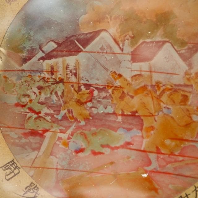 ガラス絵　日露戦争　幻灯シリーズ　東京写真印刷　アンティーク　コレクション　　3