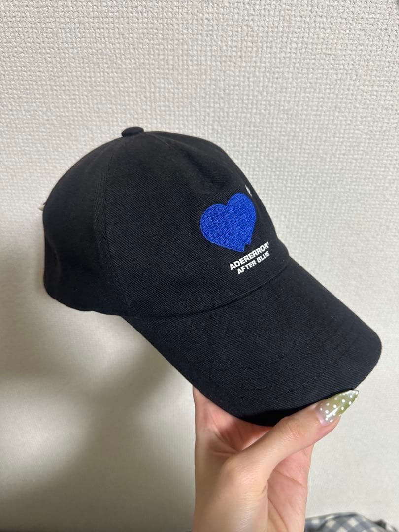 帽子 Ader Error Twin Heart Logo Cap Black