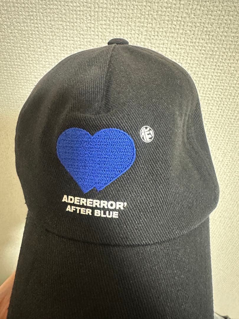 帽子 Ader Error Twin Heart Logo Cap Black
