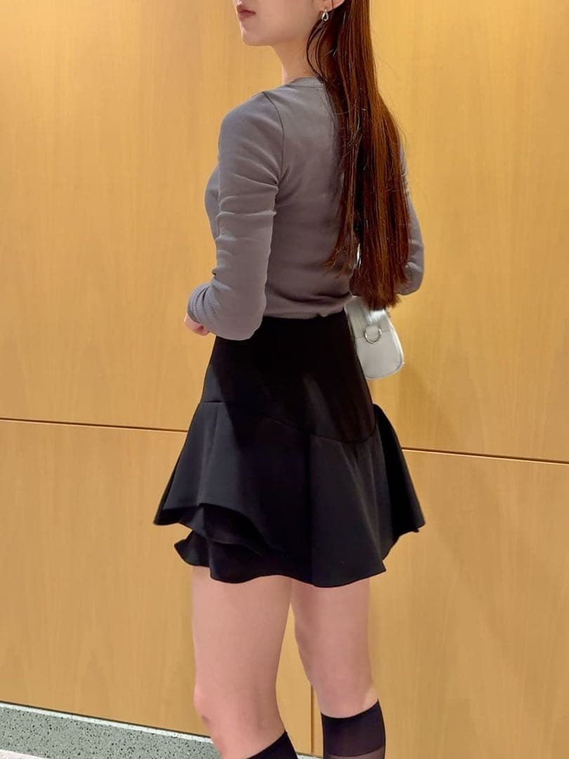 新作新品タグ付き　スナイデル♡ レイヤードフリルミニスカショーパン