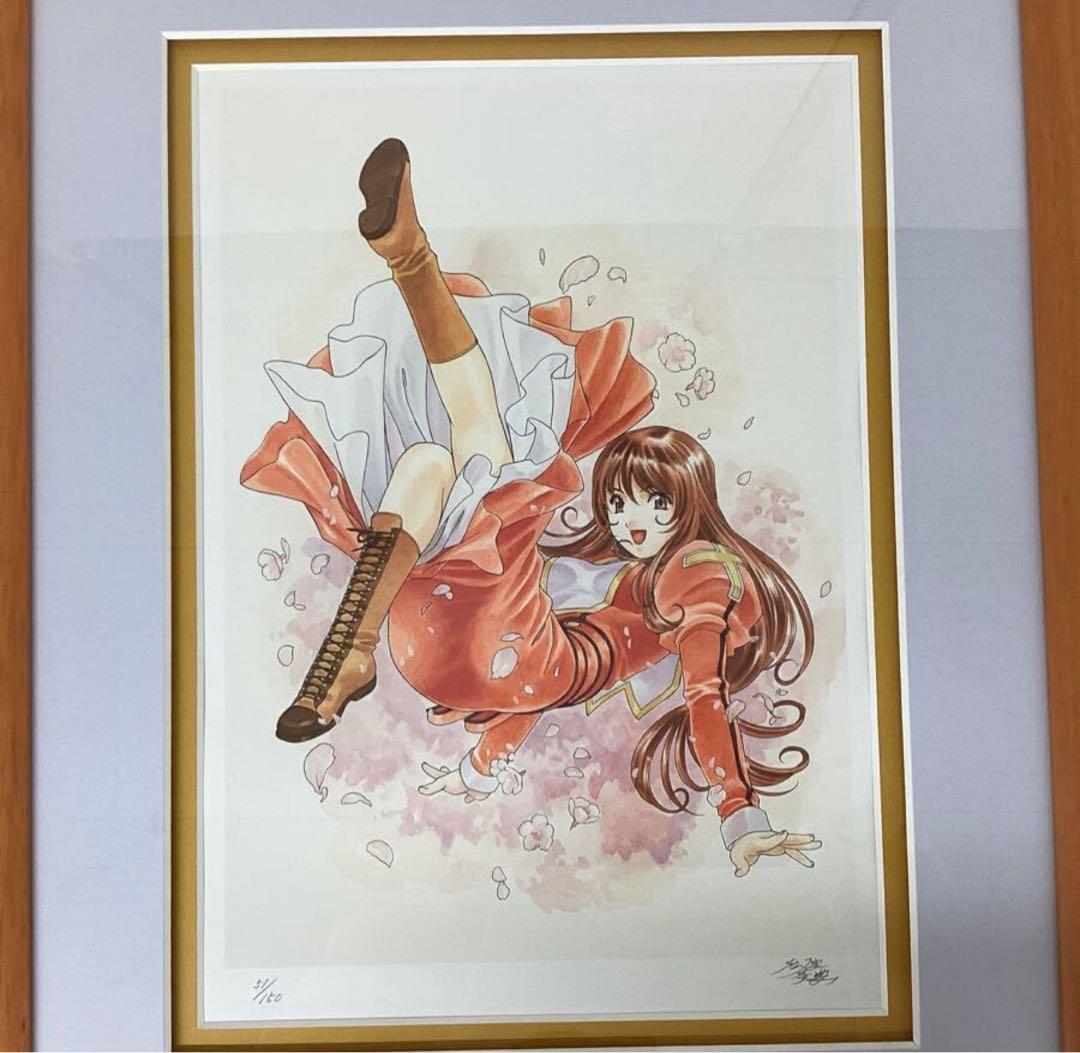 サクラ大戦 松原秀典 La Fleur Danse〜花が舞う〜リトグラフED