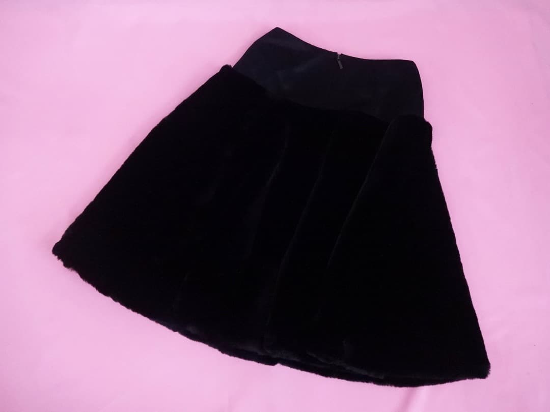 デイジーリンLove fur Rich Flareエコファーサテンフレアスカート