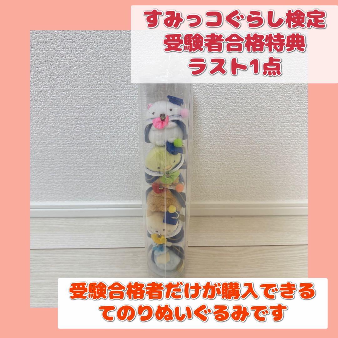 【ラスト1点】すみっコぐらし すみっコぐらし検定　受験者合格特典 ぬいぐるみ