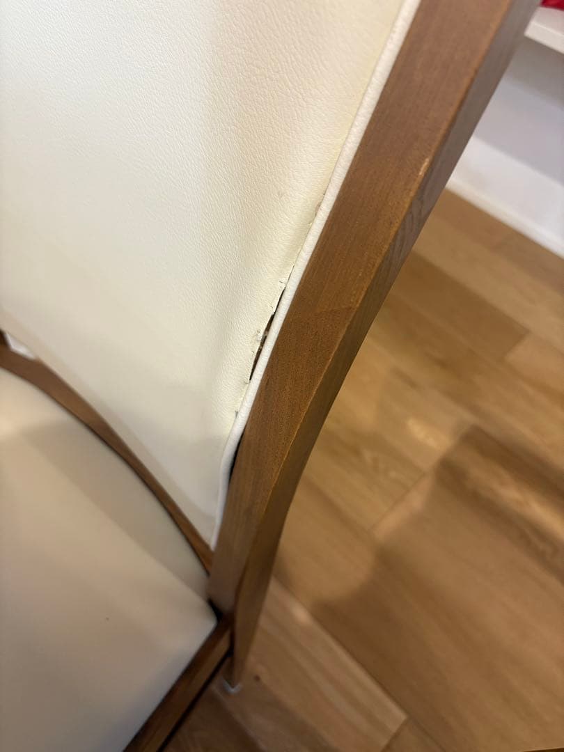 (引取り限定)木製(タモ)ダイニングテーブルセット お渡し12/19まで