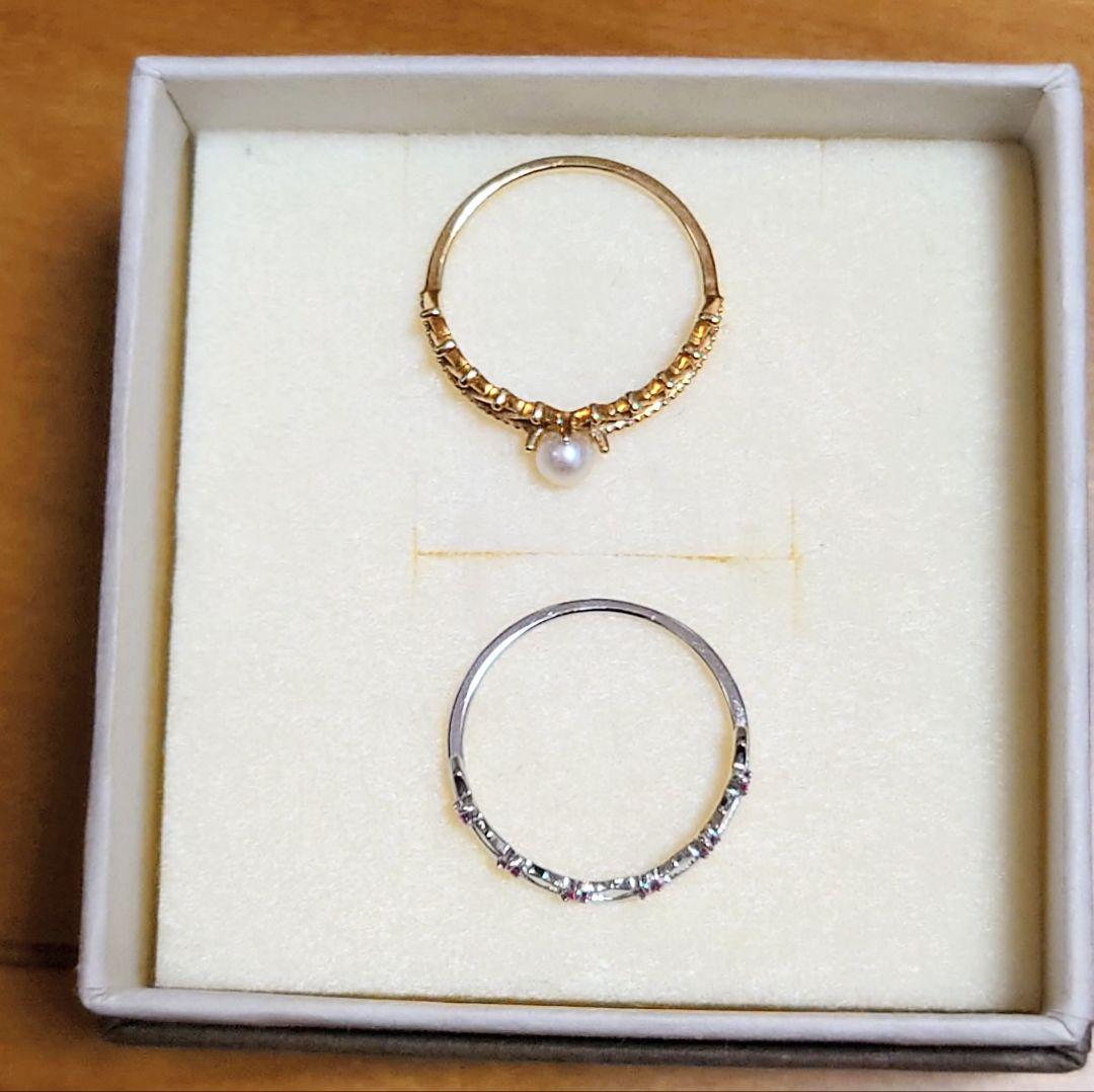 ete K10 リング 2点セット