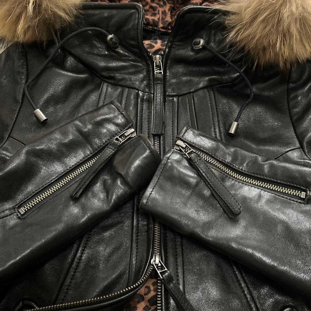 00s goa vintage gimmick bono レザージャケット