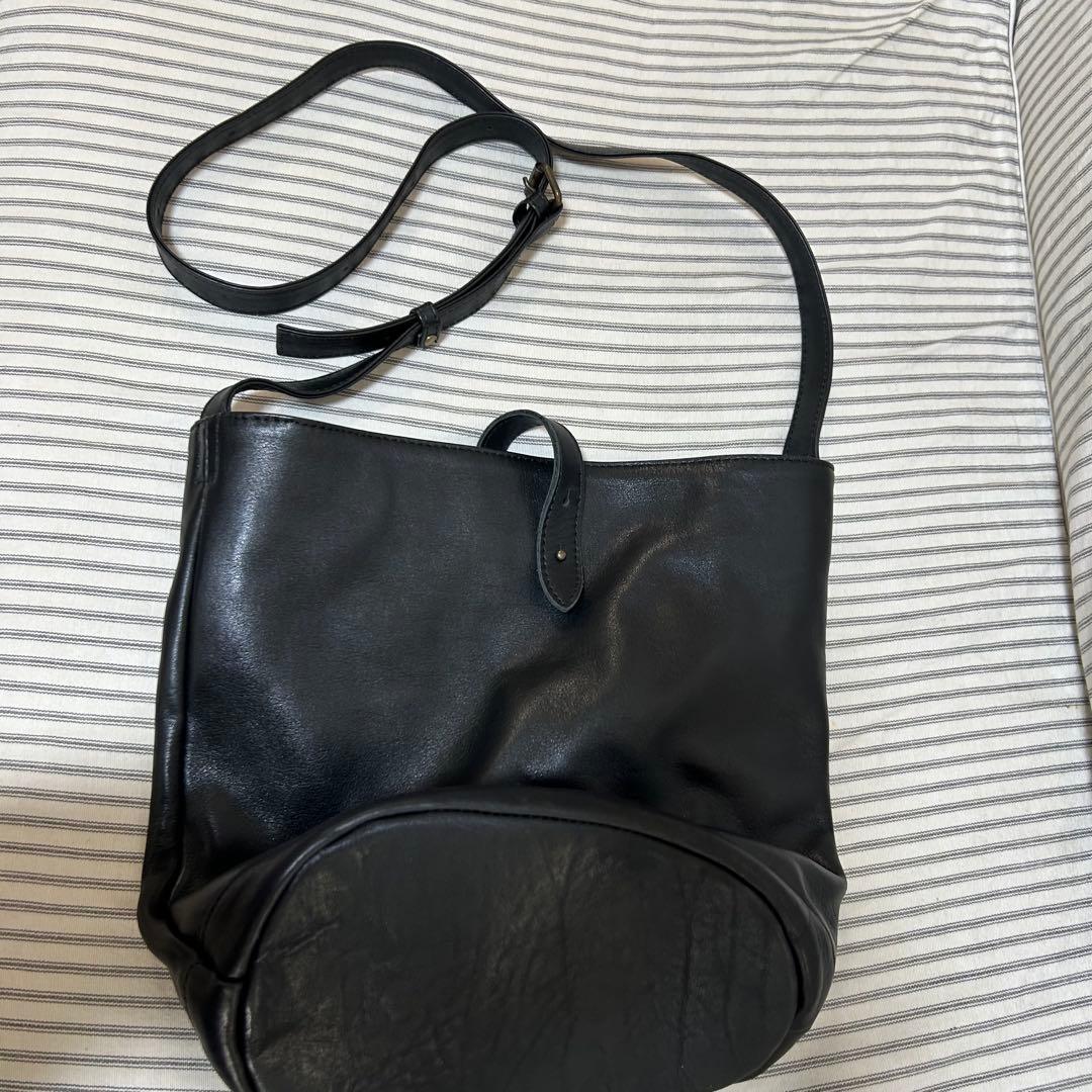 rinori リノリ 長財布が入る バケツバッグ ショルダーバッグ 本革