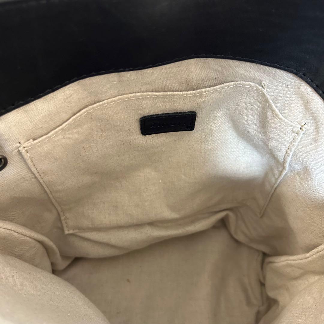 rinori リノリ 長財布が入る バケツバッグ ショルダーバッグ 本革