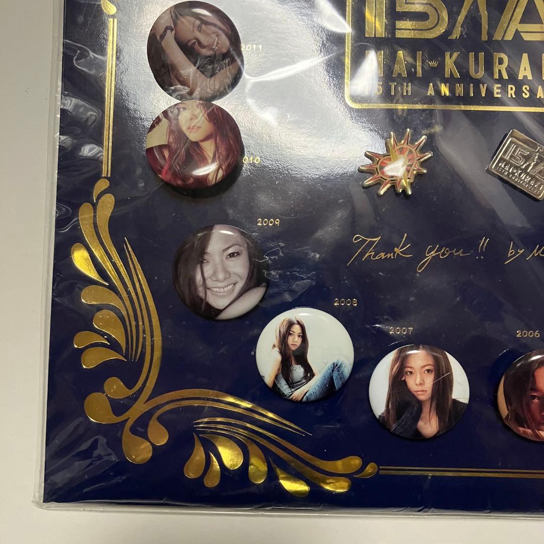 ピンバッジ&缶バッジ$倉木麻衣 一期一会Premium武道館 歴代ジャケット写真