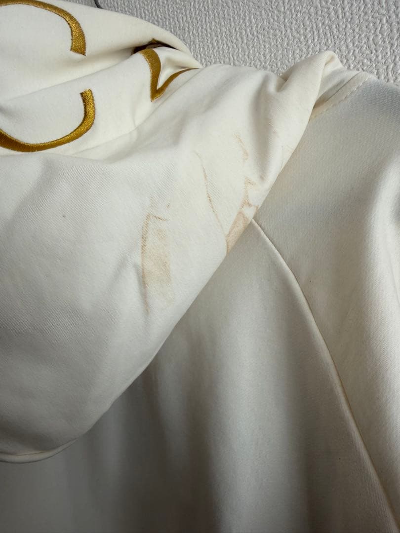 VERSACE ホワイト パーカー