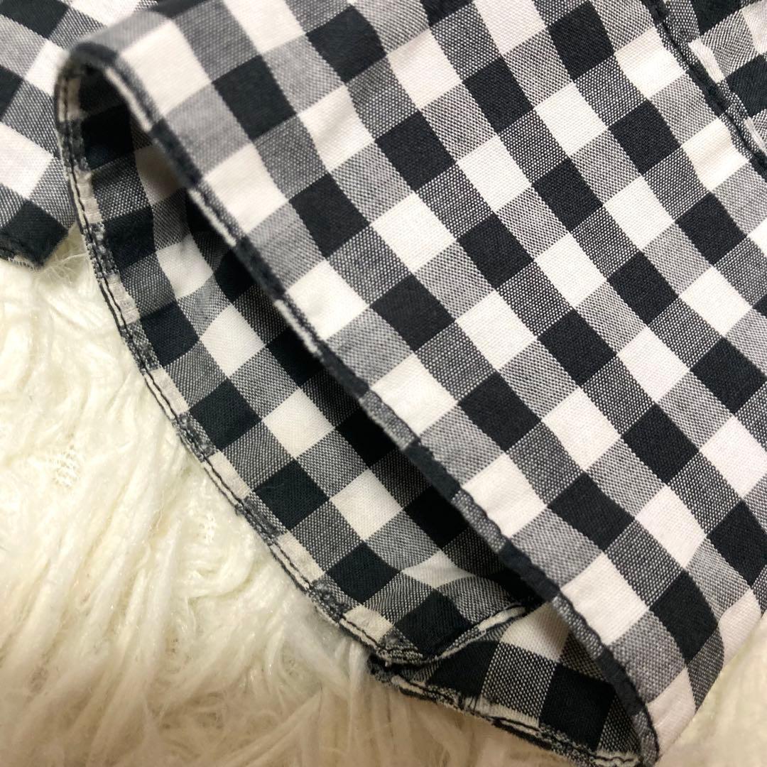 ISSEY MIYAKE MEN Tシャツ　長袖　袖切替　ドッキング　チェック