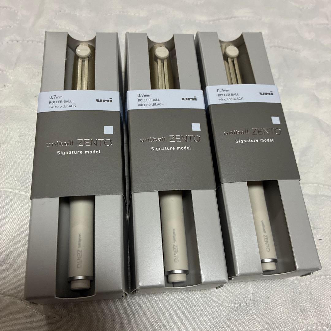 ZENTO Signature model ボールペン 0.7 3本セット
