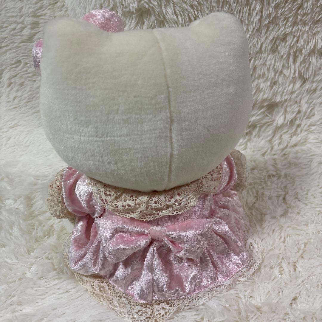 ビンテージ　ハローキティ ぬいぐるみ ピンクドレス 約30cm　メロディ