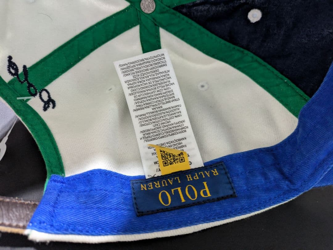 ★未使用★POLO Ralph Lauren Pロゴキャップ ポロラルフローレン