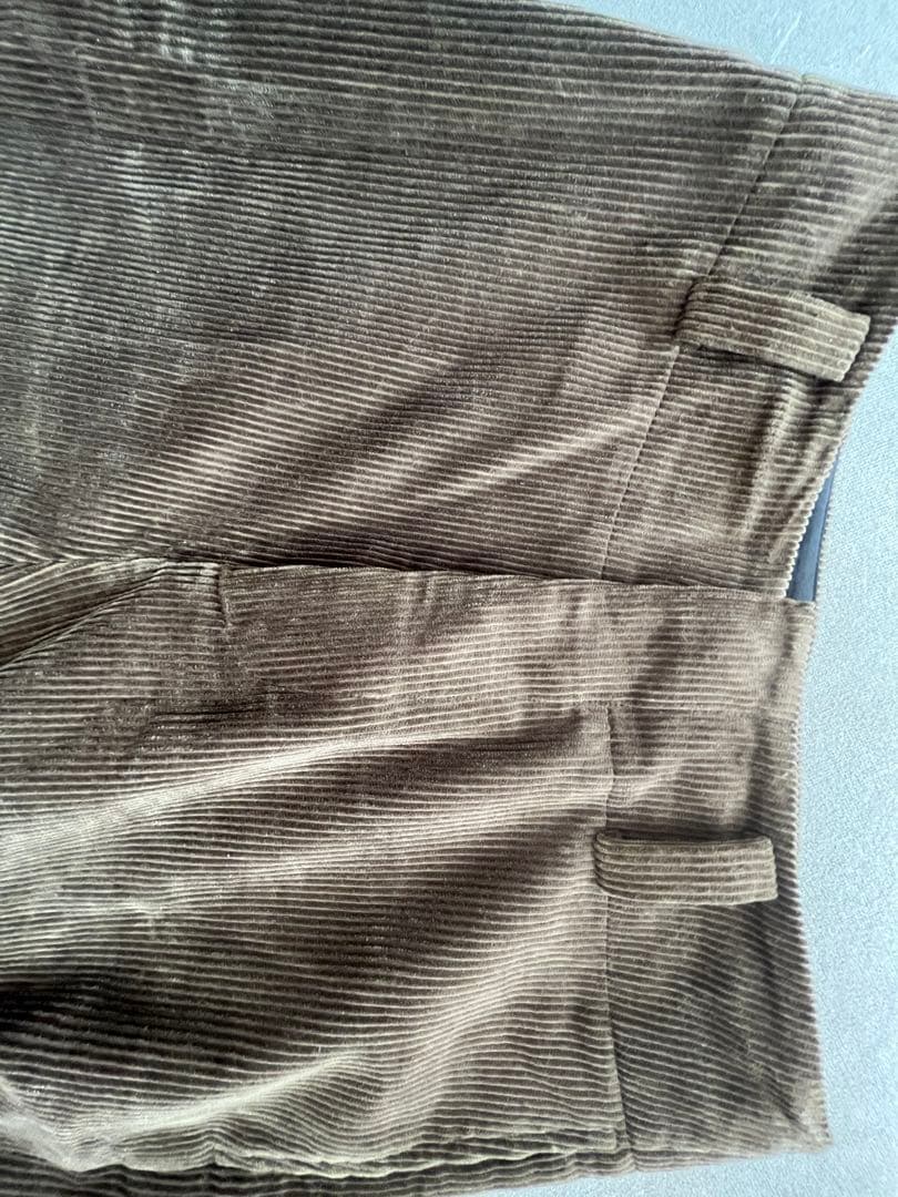 MARGARETHOWELL23AW 8 WALE COTTON パンツ