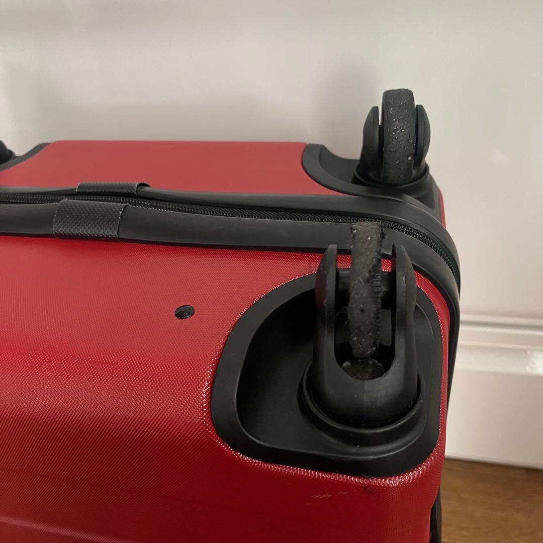 無印良品 キャリーケース スーツケース 36Lくらい 赤 機内持ち込みサイズ